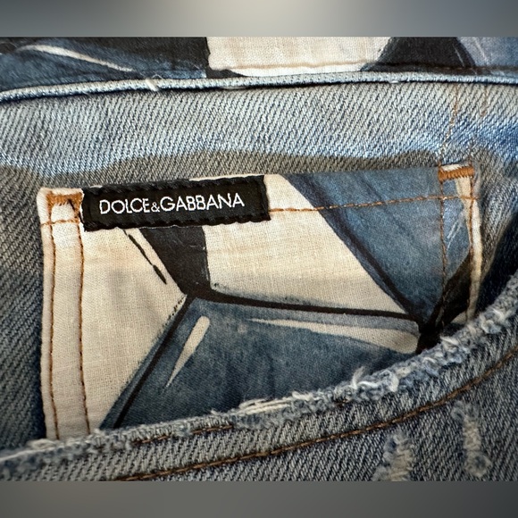 NWOT Dolce & Gabbana Slim Jeans - Size 56 (Italy), Fits 40” waist - Picture 7 of 12